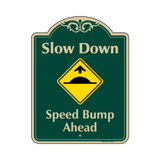 Speed Bump Ahead Sign