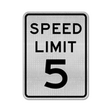 Speed Limit 5 MPH Sign