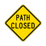 Path Closed Sign