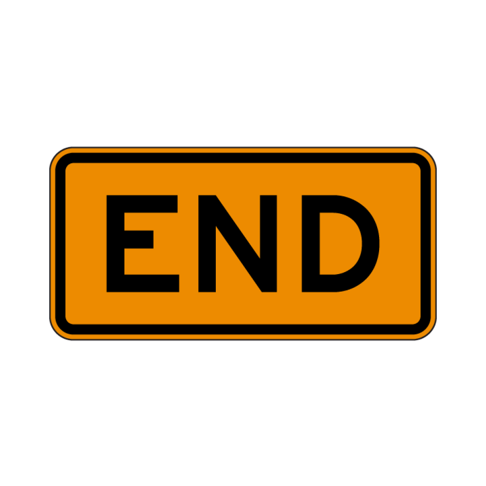 End Sign