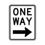One Way Right Sign