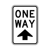 One Way Directional Sign