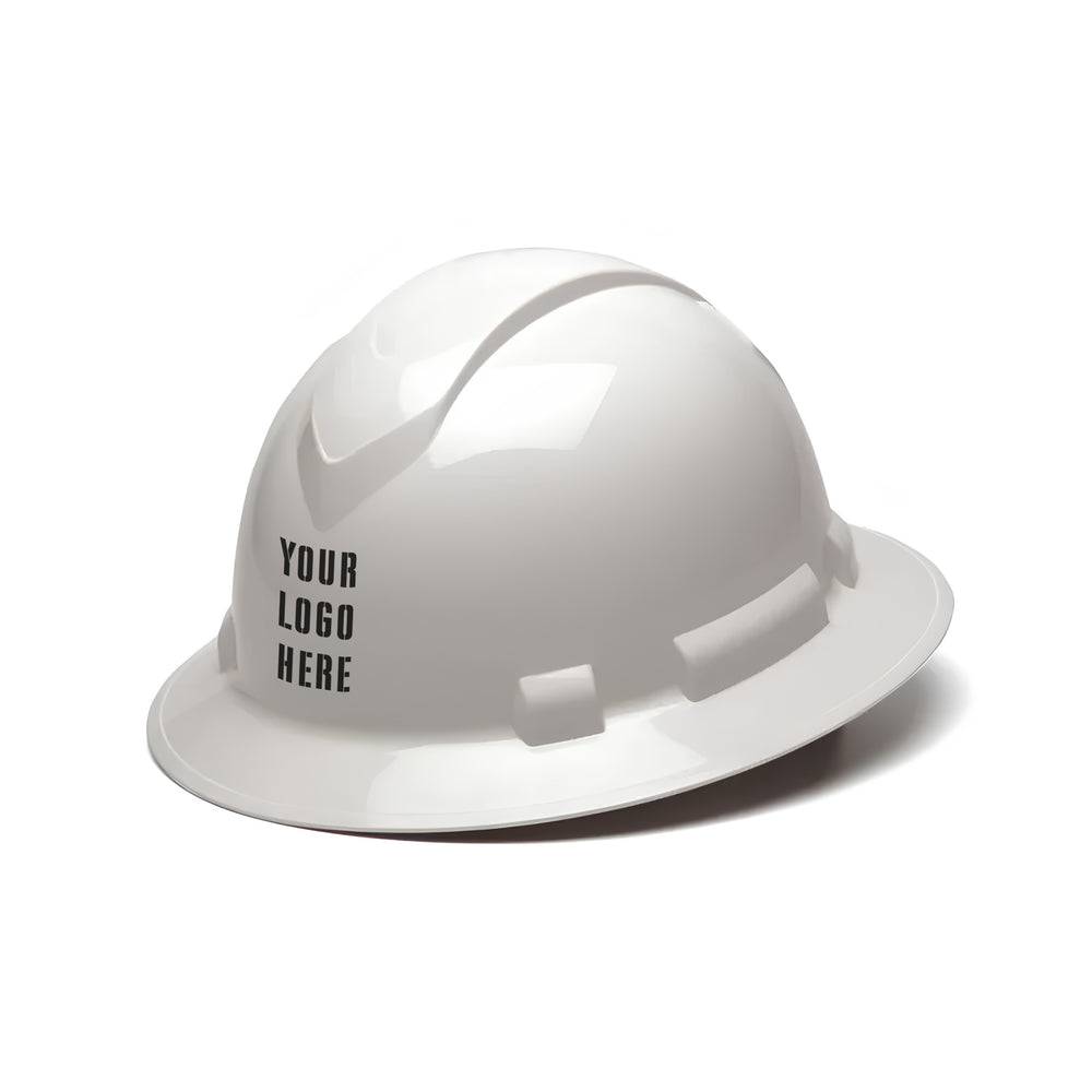 Custom Pyramex Ridgeline Full Brim Hard Hat - ANSI Type I - Class C, G, E