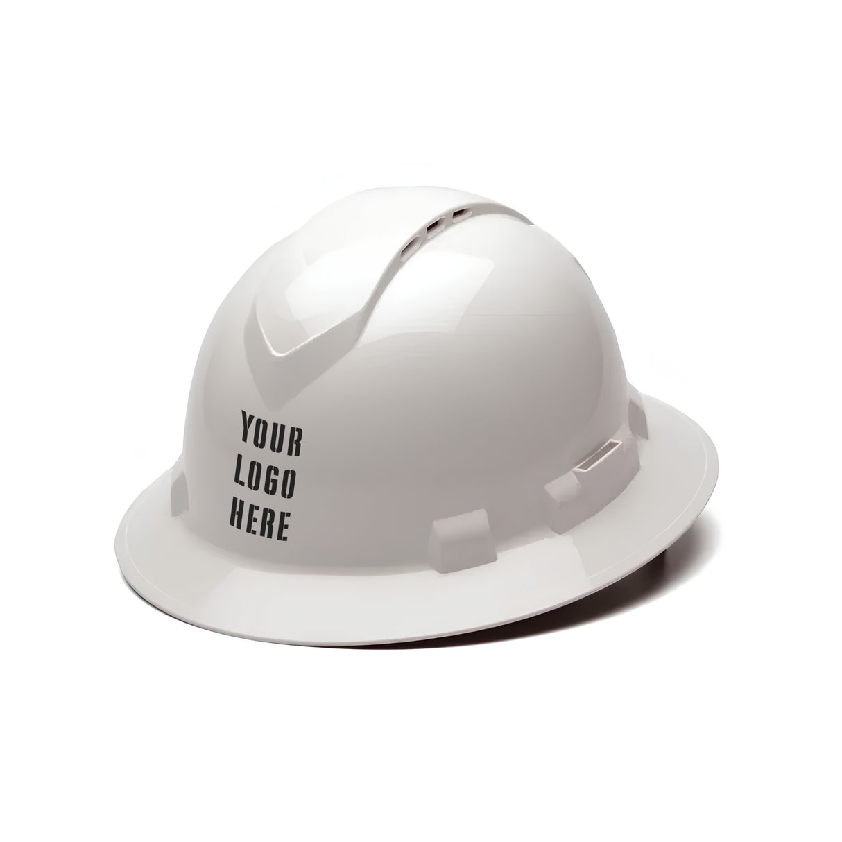 Pyramex Custom Ridgeline Full Brim Vented Hard Hat - ANSI Type 1 - Class C