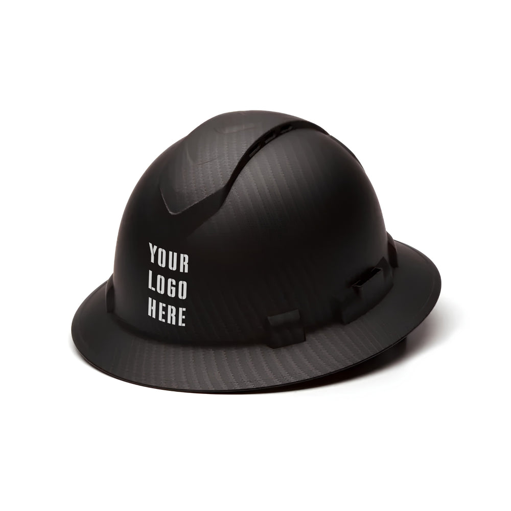 Custom Pyramex Ridgeline Hydro Dipped Full Brim Vented Hard Hat - ANSI Type 1 - Class C