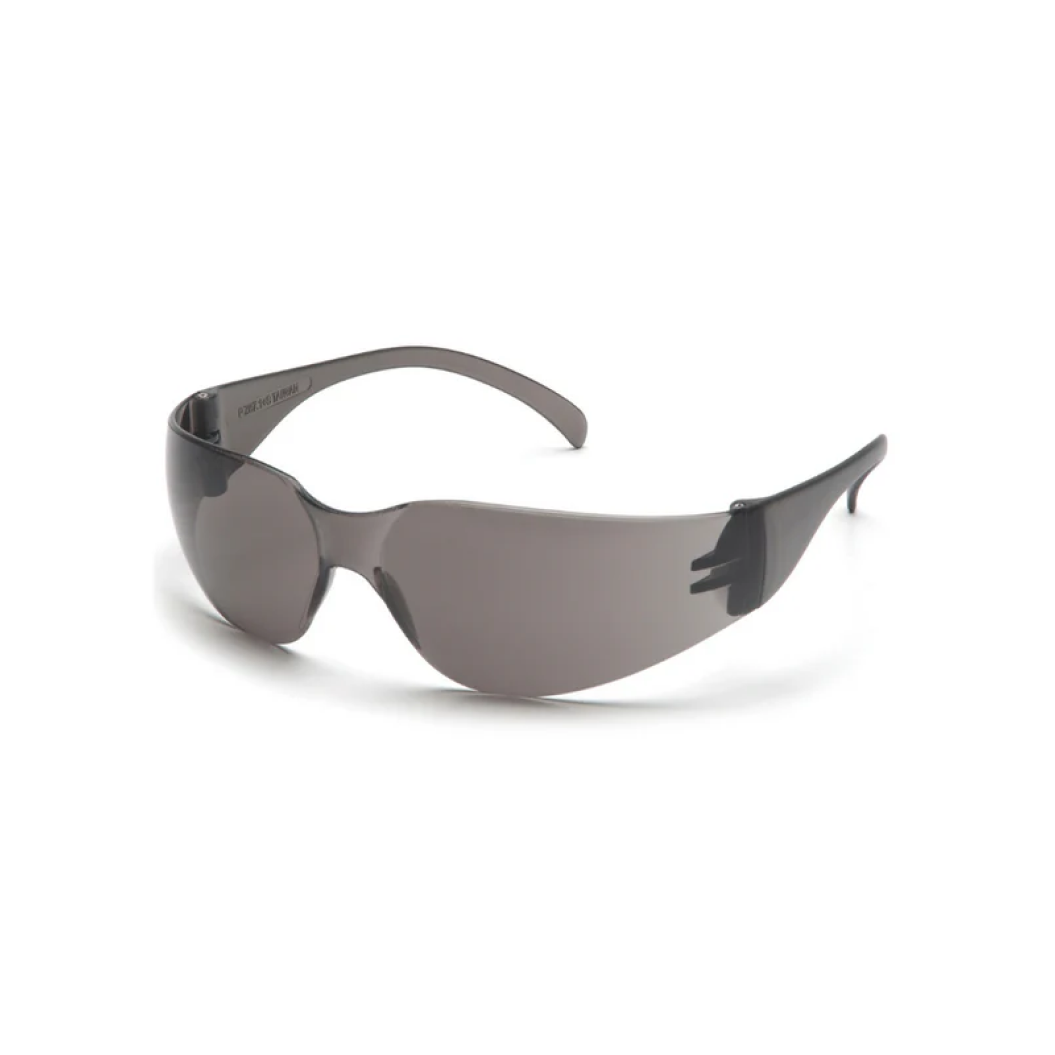 Pyramex S4120ST Intruder Safety Glasses – Gray Anti-Fog Lens & Frame, Lightweight, Scratch-Resistant, ANSI Z87.1 Rated