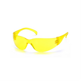 Pyramex S4130S Intruder Safety Glasses – Amber Lens & Frame, Lightweight, Scratch-Resistant, ANSI Z87.1 Rated