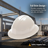 Custom Pyramex Full Brim Hard Hat - SL Series - ANSI Type 1 - Class C, G, E