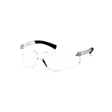 Pyramex S2510R25 Clear +2.5 Bifocal Safety Reader Glasses (6-Pack) – Wraparound Protective Eyewear for Work & Reading
