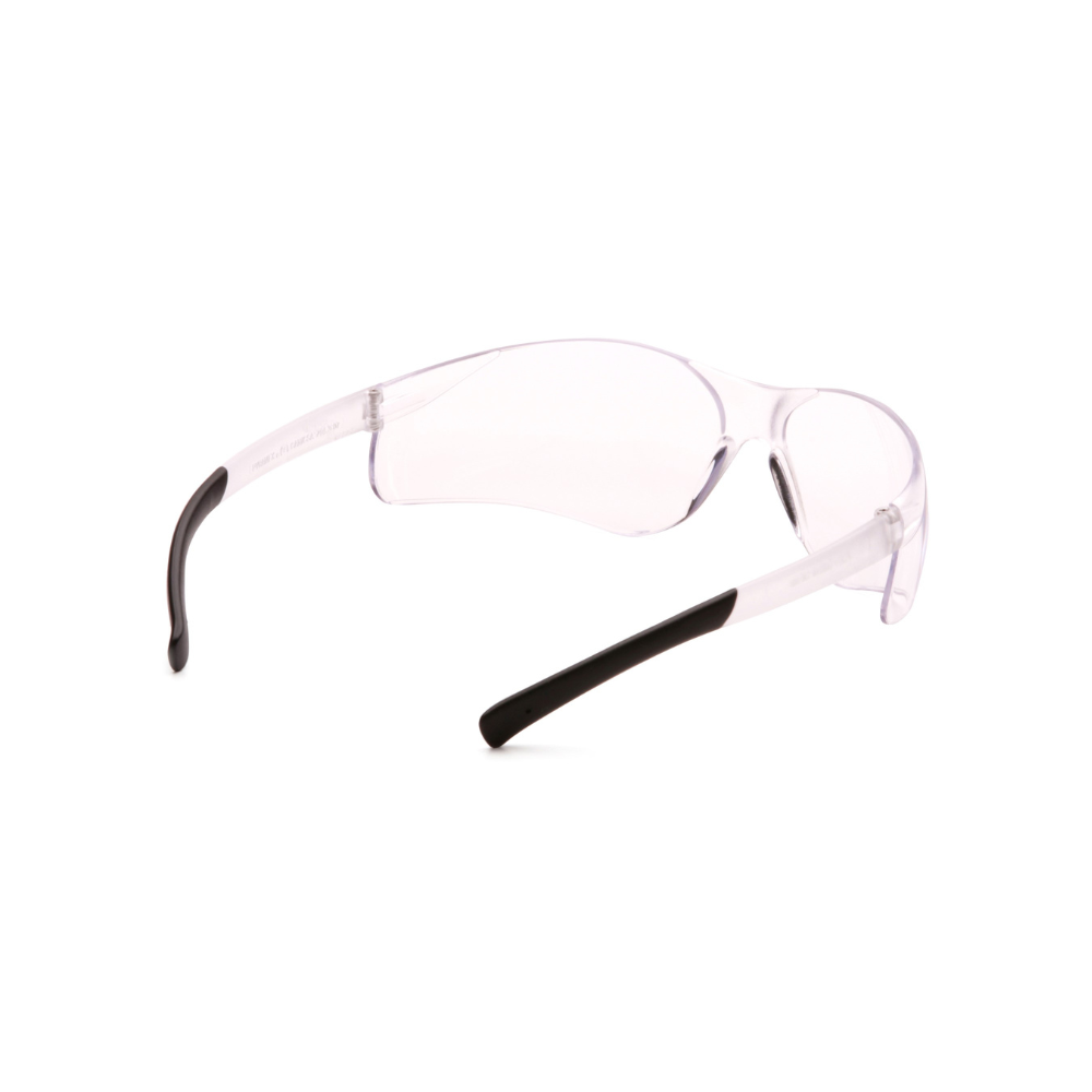 Pyramex S2510SN Clear Lens Mini Safety Glasses for Small Faces – Wraparound Protective Eyewear, Lightweight & Compact