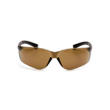 Pyramex S2515S Dark Brown Lens Safety Glasses – Wraparound Protective Eyewear for Glare Reduction & Eye Safety