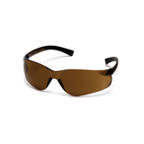 Pyramex S2515S Dark Brown Lens Safety Glasses – Wraparound Protective Eyewear for Glare Reduction & Eye Safety