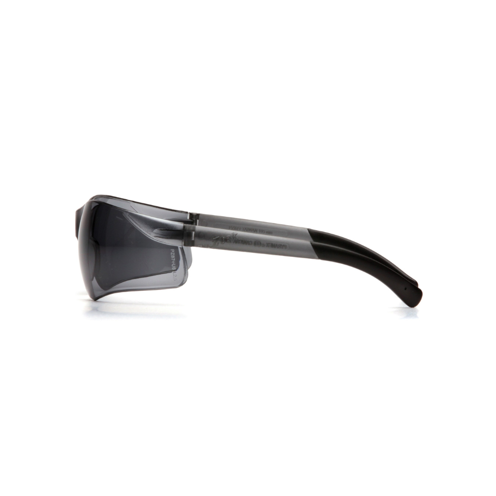 Pyramex S2520SN Gray Lens Mini Safety Glasses for Small Faces – Wraparound Lightweight Protective Eyewear