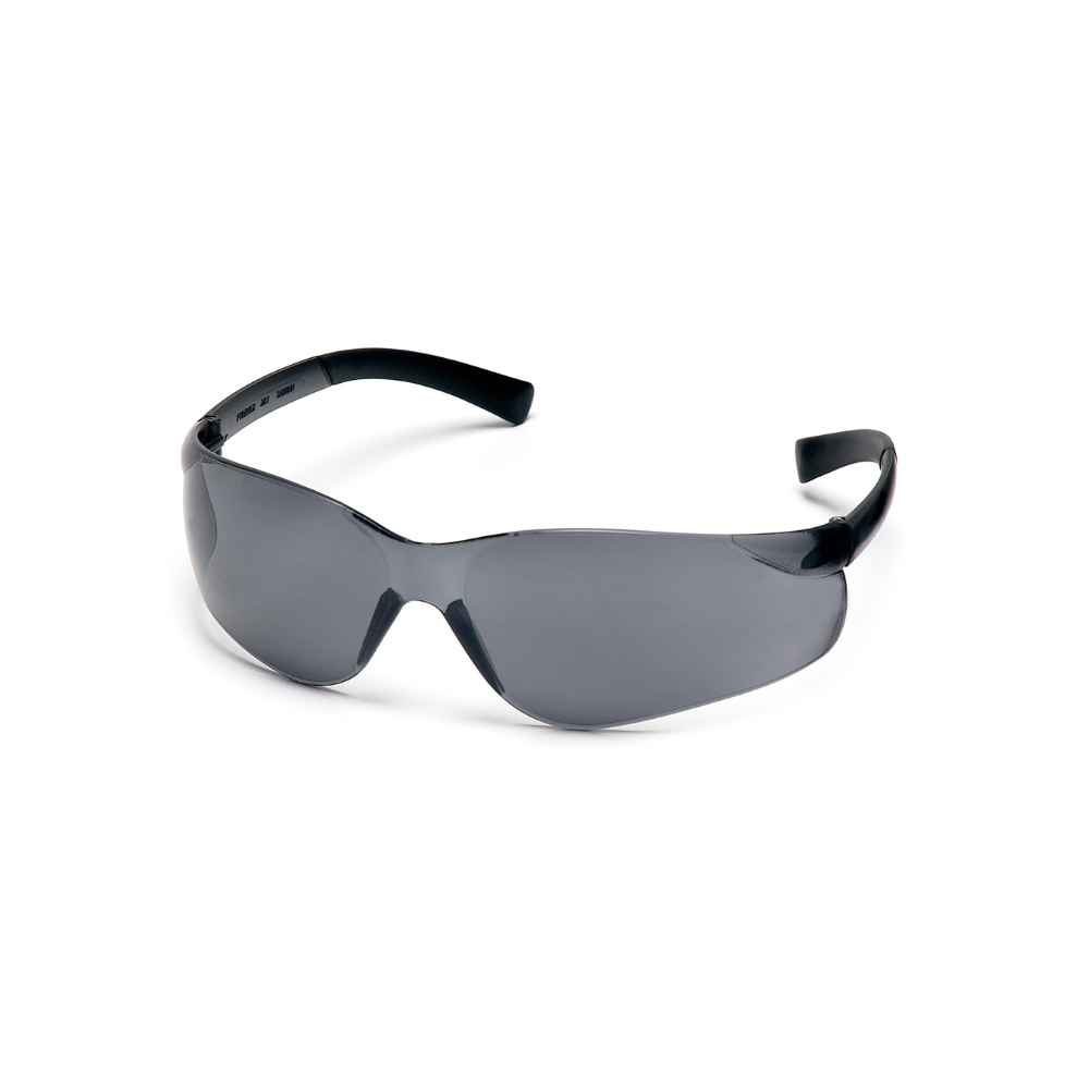 Pyramex S2520S Gray Lens Safety Glasses – Wraparound Protective Eyewear with Glare Reduction & UV-Filtered Polycarbonate