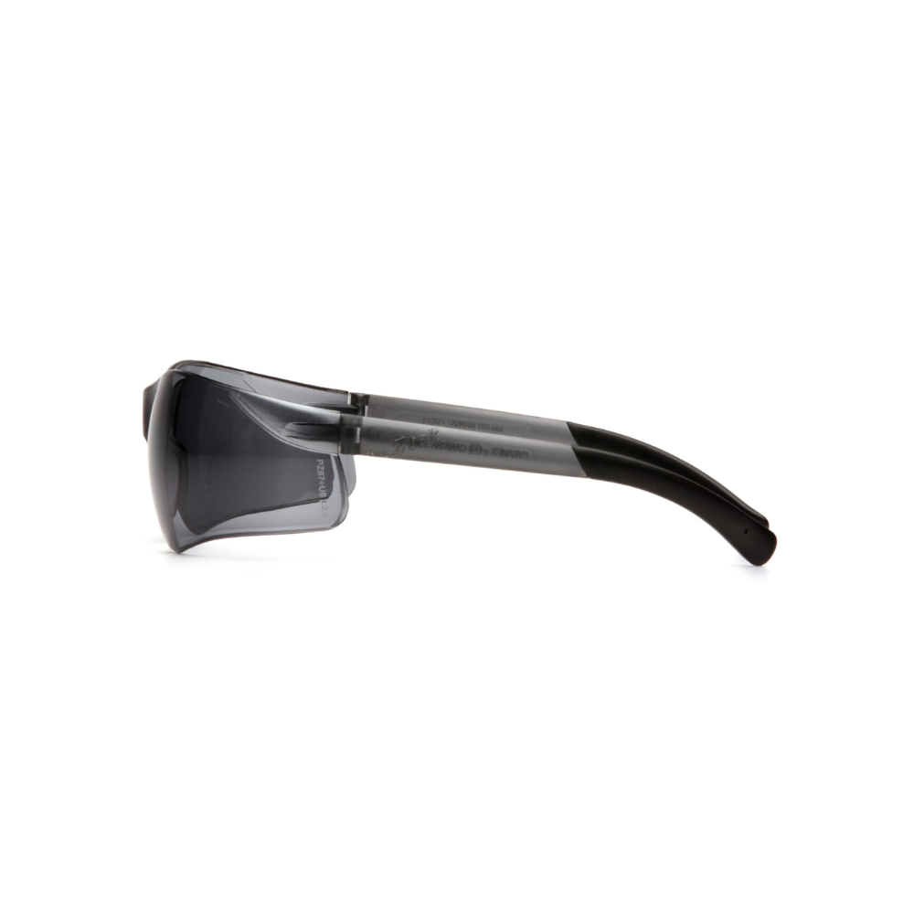 Pyramex S2520S Gray Lens Safety Glasses – Wraparound Protective Eyewear with Glare Reduction & UV-Filtered Polycarbonate