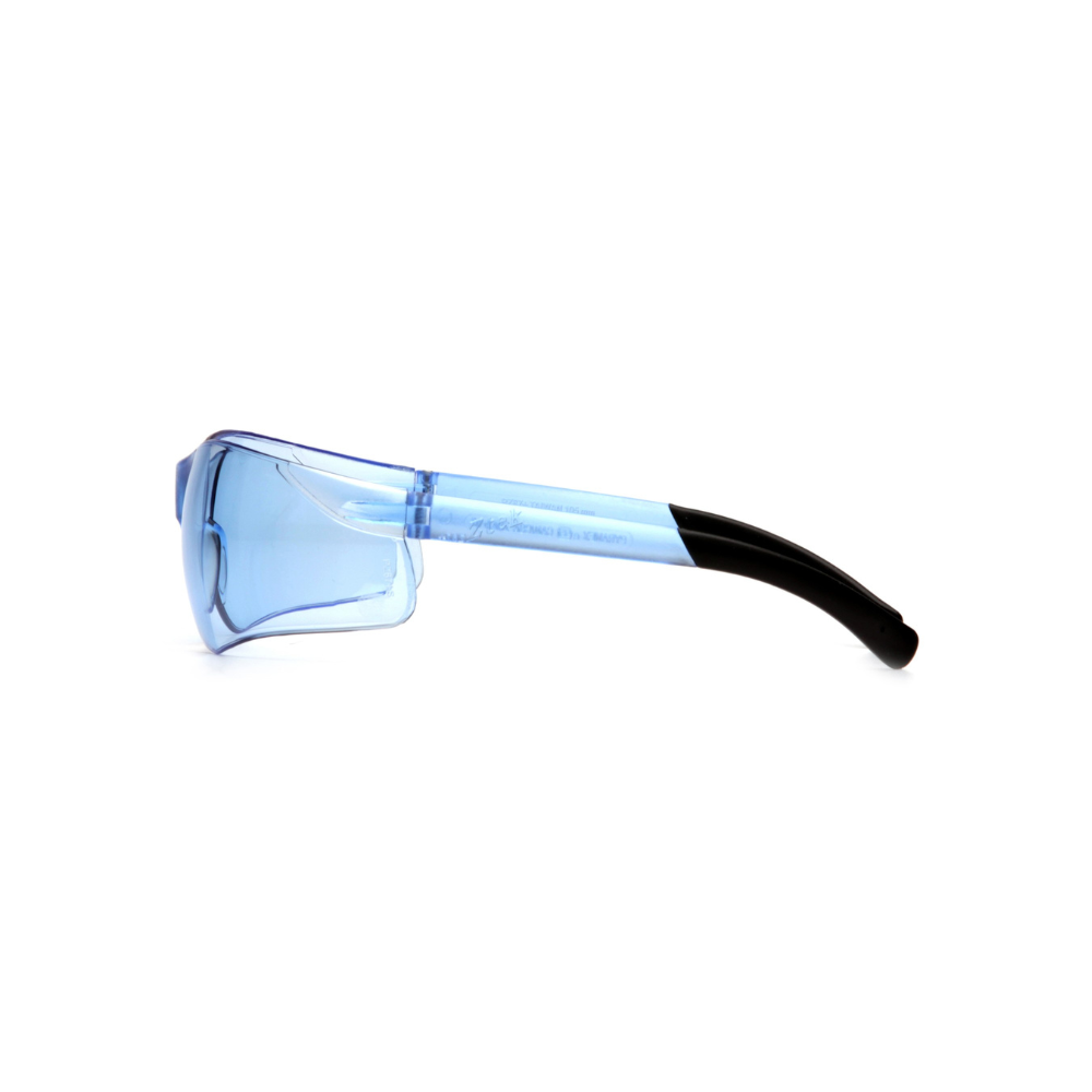Pyramex S2560S Infinity Blue Lens Safety Glasses – Wraparound Protective Eyewear for Eye Safety & Glare Control