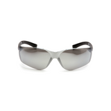 Pyramex S2570S Silver Mirror Lens Safety Glasses – Wraparound Protective Eyewear for Glare Reduction & Eye Protection