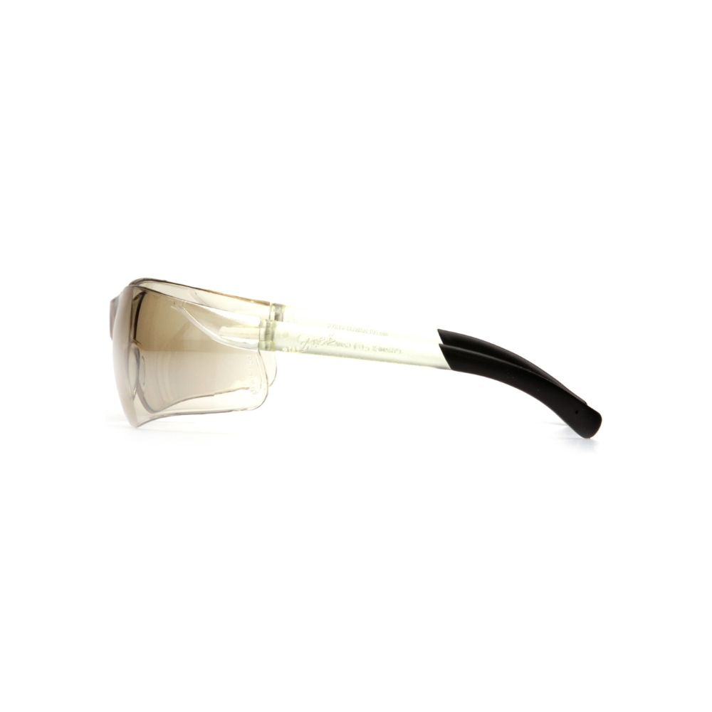 Pyramex S2580S Indoor-Outdoor Mirror Lens Safety Glasses – Wraparound Protective Eyewear for Variable Light & Eye Safety