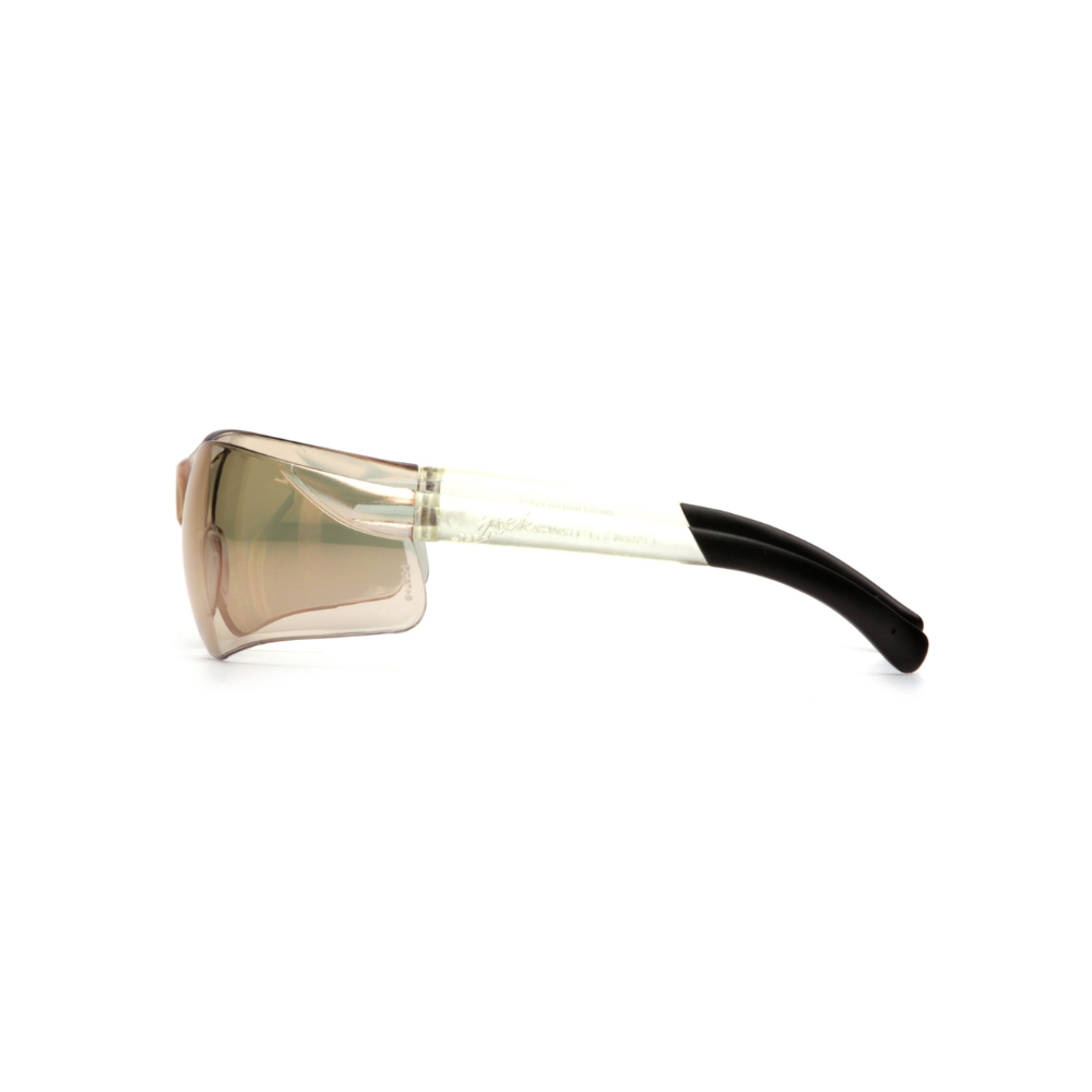 Pyramex S25ARCS Clear ARC Safety Glasses – Wraparound Anti-Scratch Protective Eyewear for Eye Safety