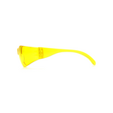 Pyramex S4130S Intruder Safety Glasses – Amber Lens & Frame, Lightweight, Scratch-Resistant, ANSI Z87.1 Rated