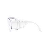Pyramex S510SJ Jumbo Over-Spectacle Safety Glasses with Clear Lens – Fits Over Prescription Eyewear, Vented & Scratch-Resistant