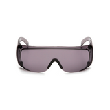 Pyramex S520S Smoke Lens Safety Glasses – Lightweight Frameless Protective Eyewear with UV Blocking & Ventilation