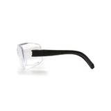 Pyramex S7510SJ Clear OTS (Over-Prescription) Safety Glasses – XL Frame Wraparound Protective Eyewear for Over-Spectacles