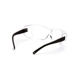 Pyramex S7510SJ Clear OTS (Over-Prescription) Safety Glasses – XL Frame Wraparound Protective Eyewear for Over-Spectacles