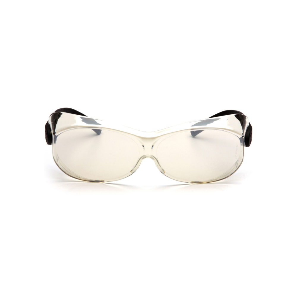 Pyramex S7580SJ Indoor-Outdoor OTS XL Safety Glasses – Over-Prescription Wraparound Protective Eyewear