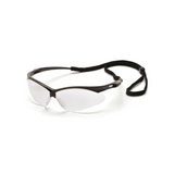 Pyramex SB6310SP Clear Lens Safety Glasses with Black Frame – PMXtreme Impact-Resistant Protective Eyewear