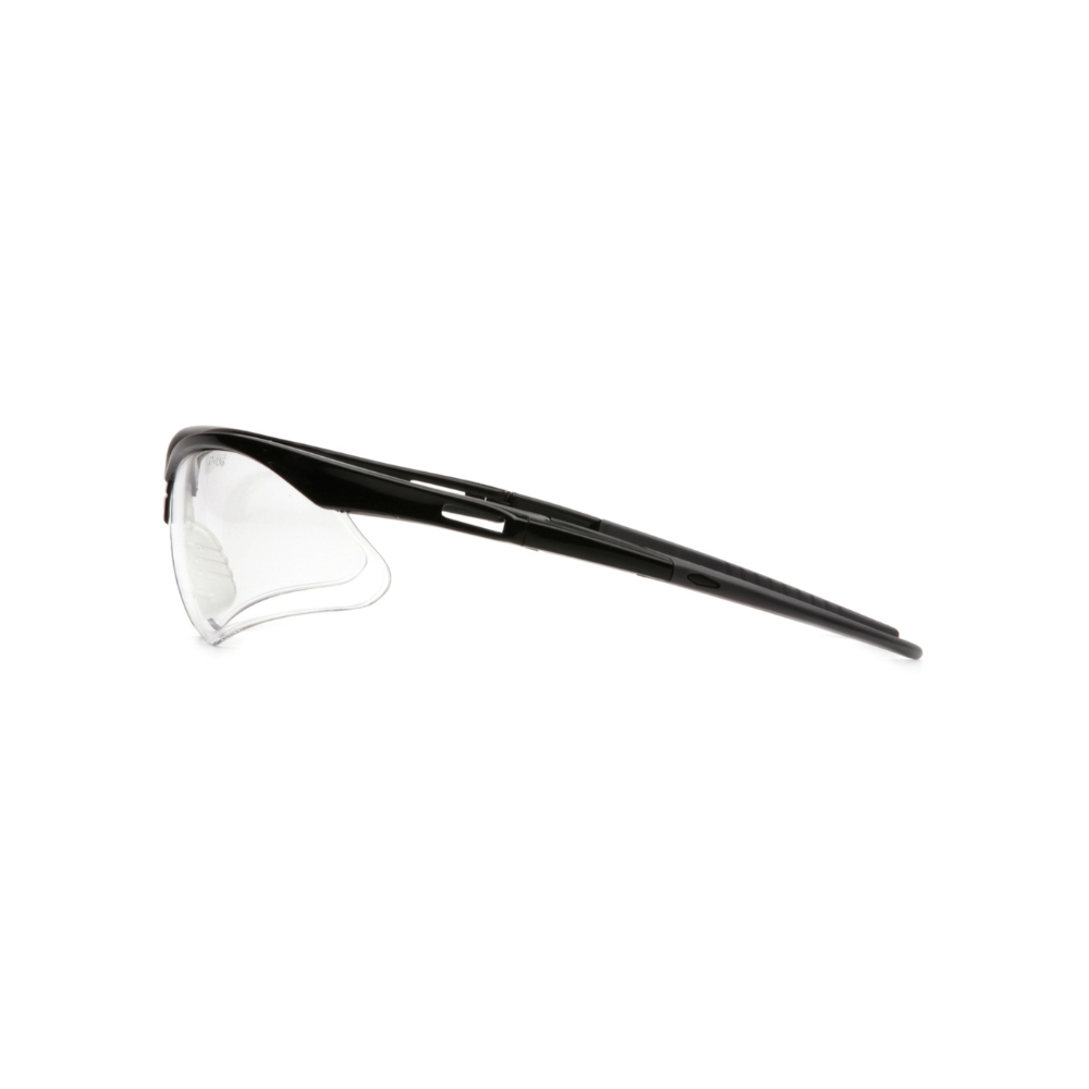 Pyramex SB6310SP Clear Lens Safety Glasses with Black Frame – PMXtreme Impact-Resistant Protective Eyewear