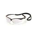 Pyramex SB6310STP Clear Anti-Fog Lens Safety Glasses with Black Frame – PMXtreme Impact-Resistant Protective Eyewear