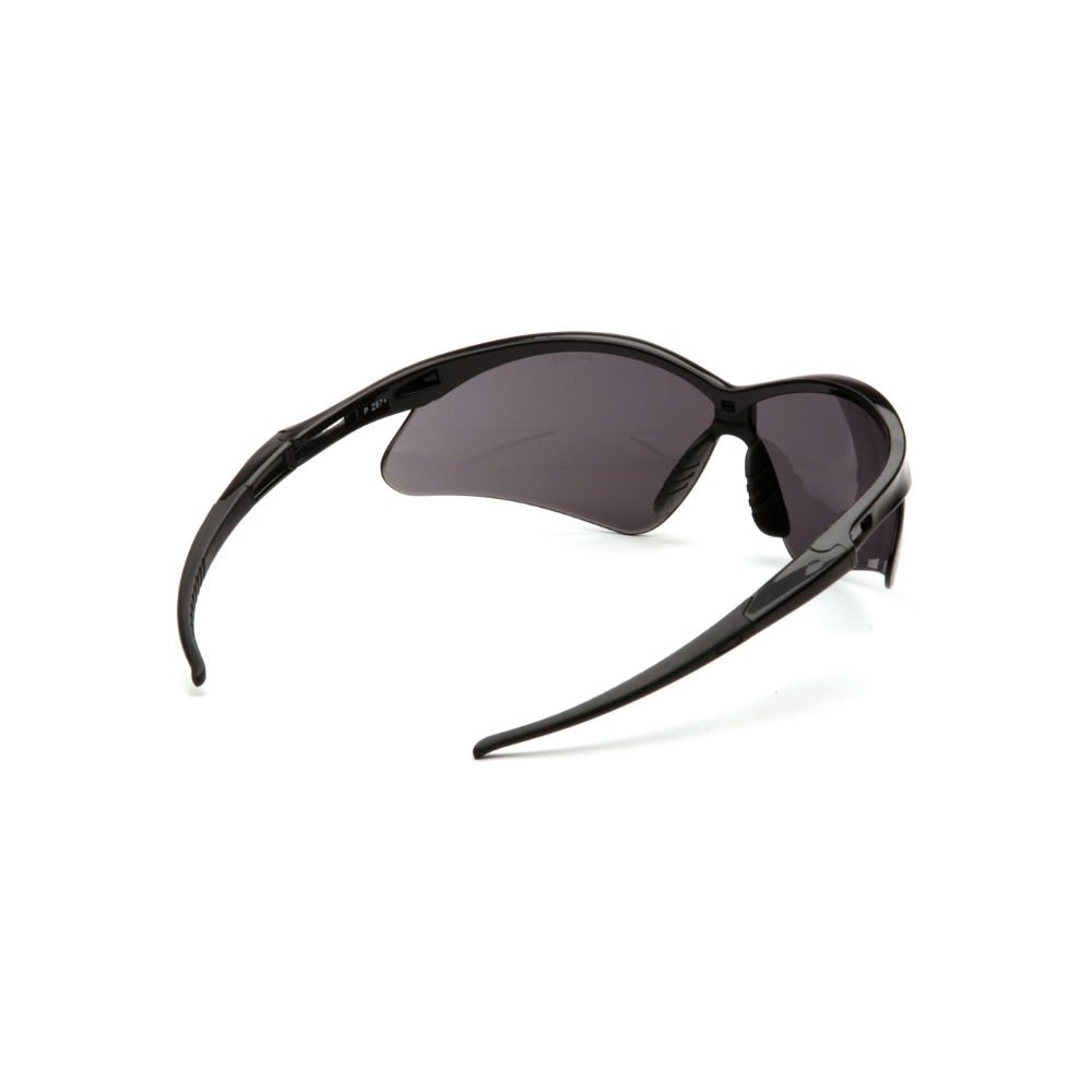 Pyramex SB6320STP Gray Anti-Fog Safety Glasses with Black Frame – Wraparound PMXtreme Protective Eyewear with 99 % UV Block