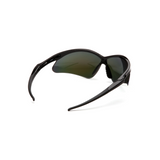 Pyramex SB6345SP Ice Orange Mirror Lens Safety Glasses with Black Frame – Wraparound Protective Eyewear for Glare Control & UV Protection