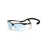 Pyramex SB6360SP Infinity Blue Lens Safety Glasses – Wraparound Protective Eyewear with 99% UV & Anti-Scratch Lens