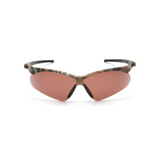 Pyramex SCM6318STP Camo Frame Sandstone Bronze Lens Safety Glasses – Wraparound PMXtreme Protective Eyewear for Glare Reduction & UV Protection
