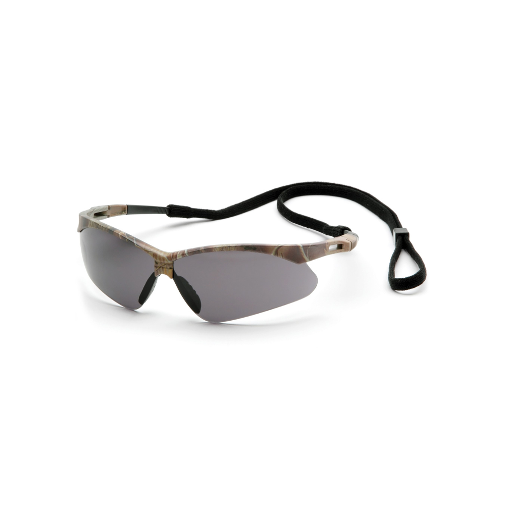 Pyramex SCM6320STP Camo Frame Gray Anti-Fog Safety Glasses – Wraparound Protective Eyewear for Eye Safety & Clarity