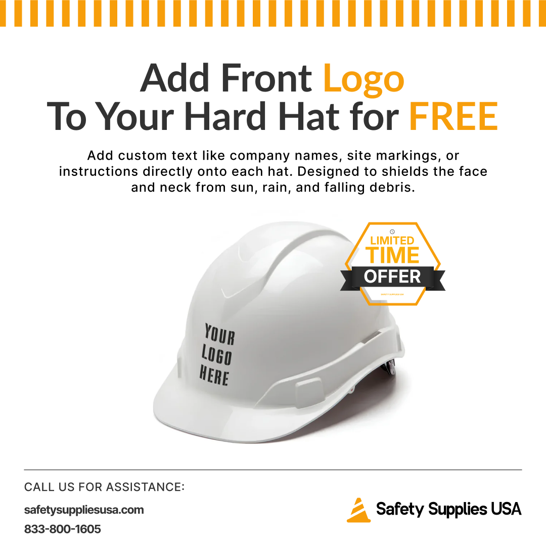 Custom Pyramex Ridgeline Cap Style Hard Hat - ANSI Type 1 - Class C, G, E