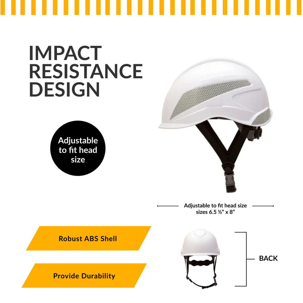 Custom Pyramex Ridgeline XR7 Hard Hat - ANSI Type 1 - Class E