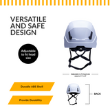Custom Pyramex EPS-Lined ABS Shell Hard Hat - ANSI Type II - Class E
