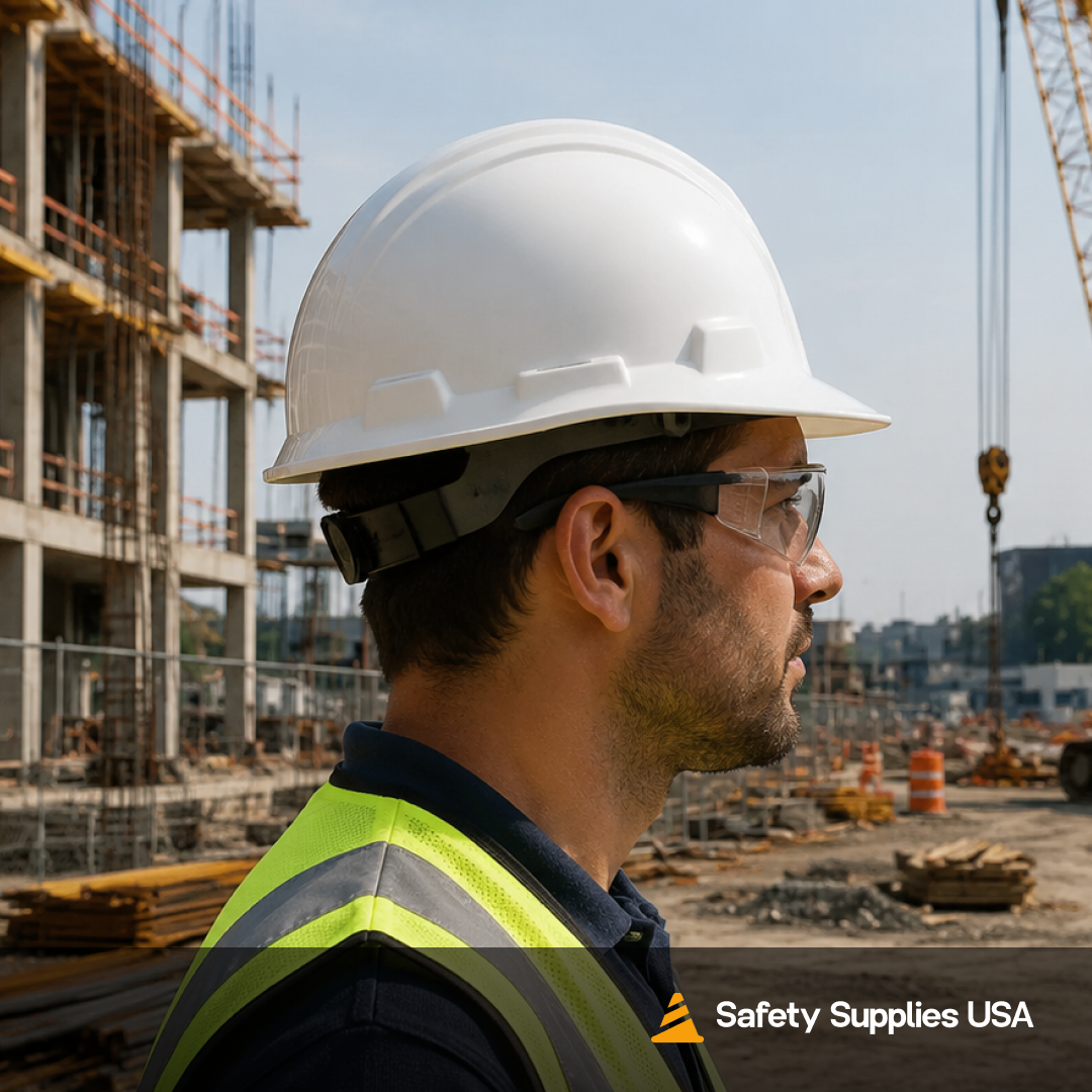 Custom Pyramex Full Brim Hard Hat - SL Series - ANSI Type 1 - Class C, G, E