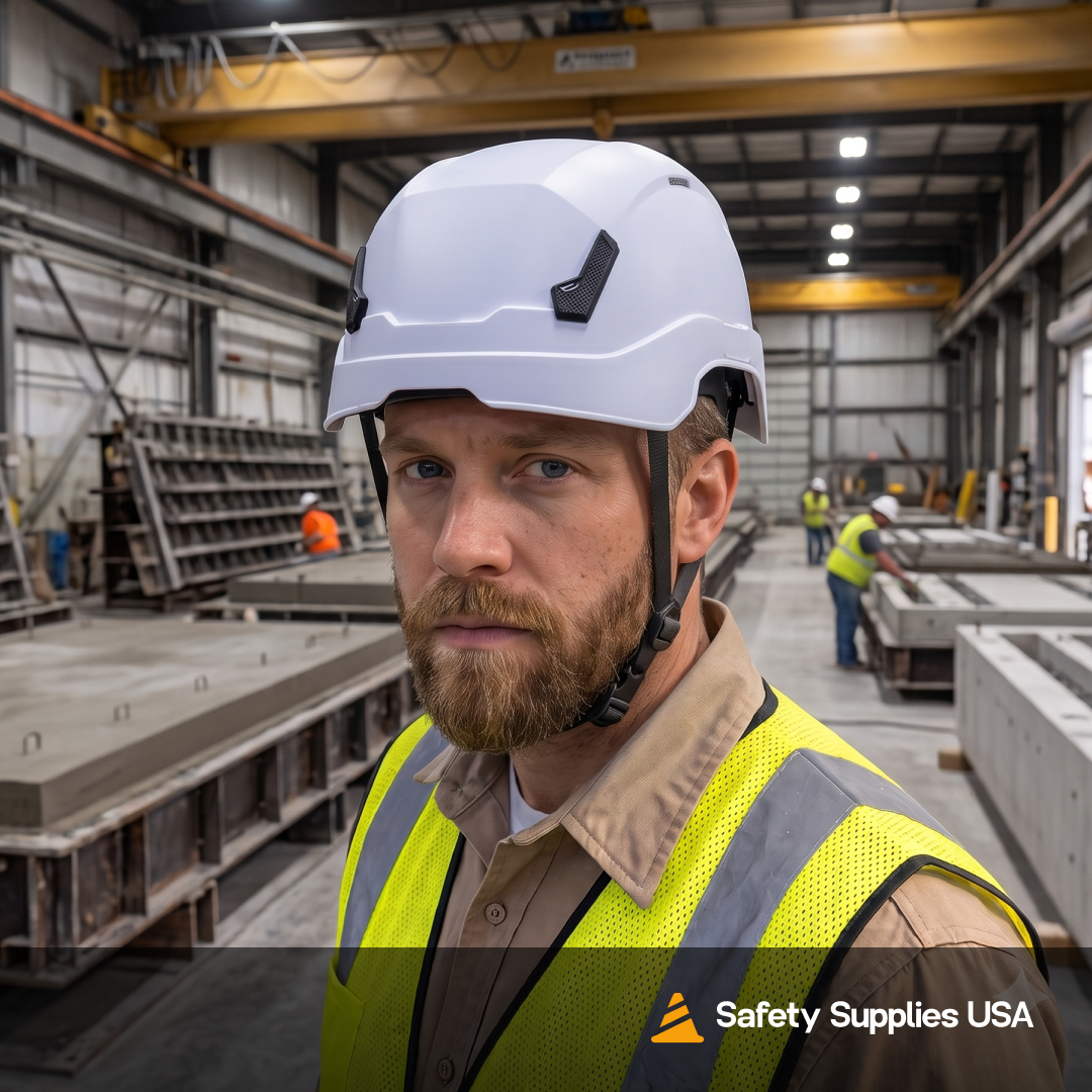 Custom Pyramex EPS-Lined ABS Shell Hard Hat - ANSI Type II - Class E