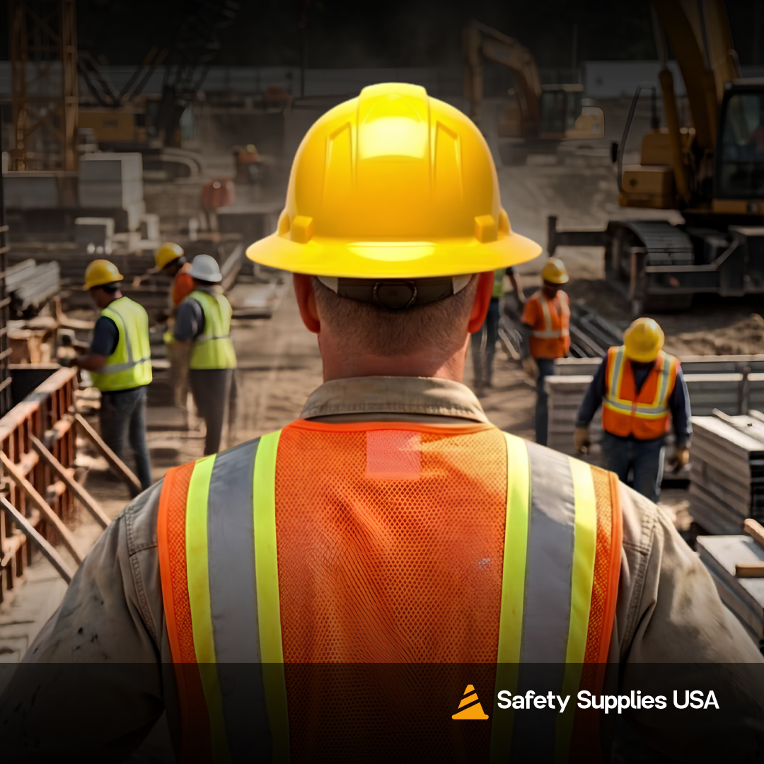 Custom Pyramex Ridgeline Full Brim Hard Hat - ANSI Type I - Class C, G, E