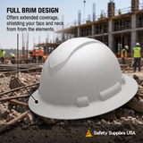 Custom Pyramex Ridgeline Hydro Dipped Full Brim Hard Hat - ANSI Type 1 - Class C, G, E
