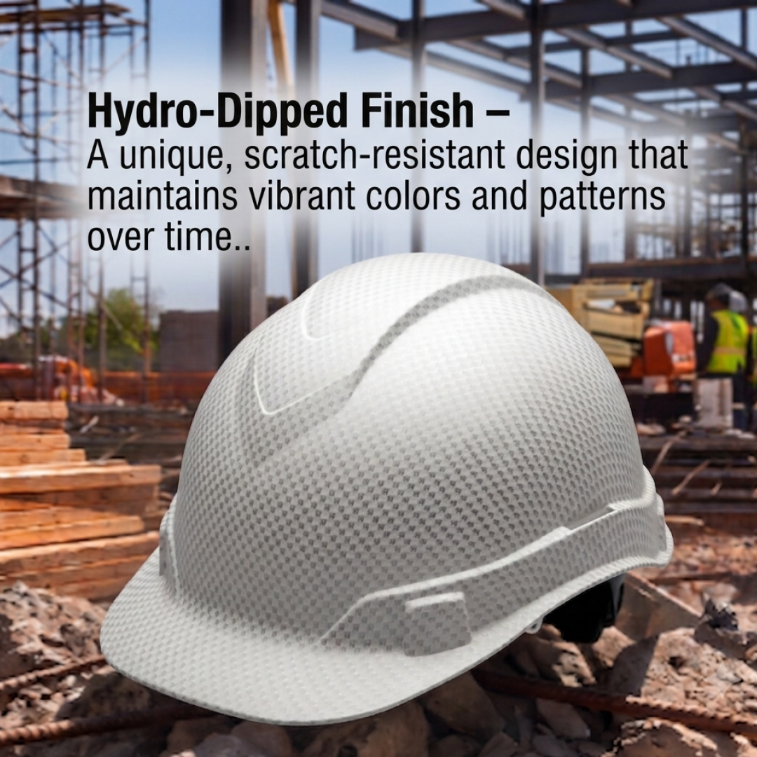Custom Pyramex Ridgeline Hydro Dipped Cap Style Hard Hat - ANSI Type 1 - Class C
