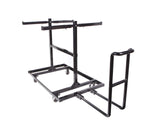 Heavy Duty Steel Barricade Pull Cart | Holds 30 Crowd Control Barriers