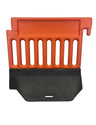 ADA-Compliant Pedestrian Barricade – 72" Interlocking Plastic Barrier with Reflective Sheeting