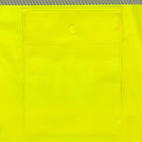 ANSI Class 3 Hi-Vis Self-Extinguishing Rain Jacket with Waterproof PVC Coating & Reflective Tape