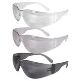 ANSI Z87.1 Safety Glasses with Anti-Fog Clear Lens, Lightweight Wraparound Frame & Rubber Nosepiece