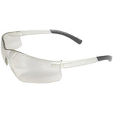 ANSI Z87.1 Tactical Safety Glasses with Anti-Fog Smoke Lens, Rubber Temples & Wraparound Protection